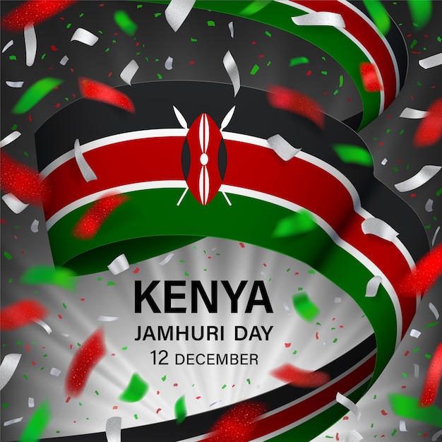 Kenia jamhuri day illustratie.