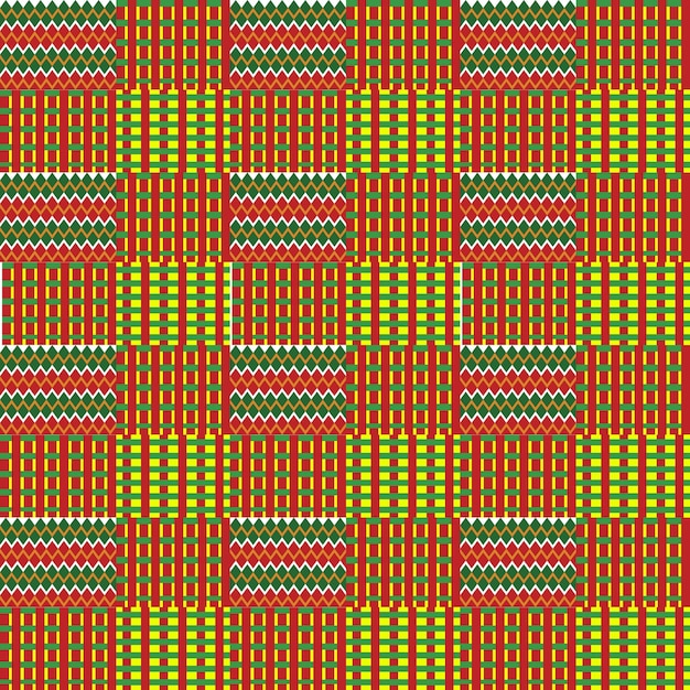 Kente бесшовная цифровая бумага и узор