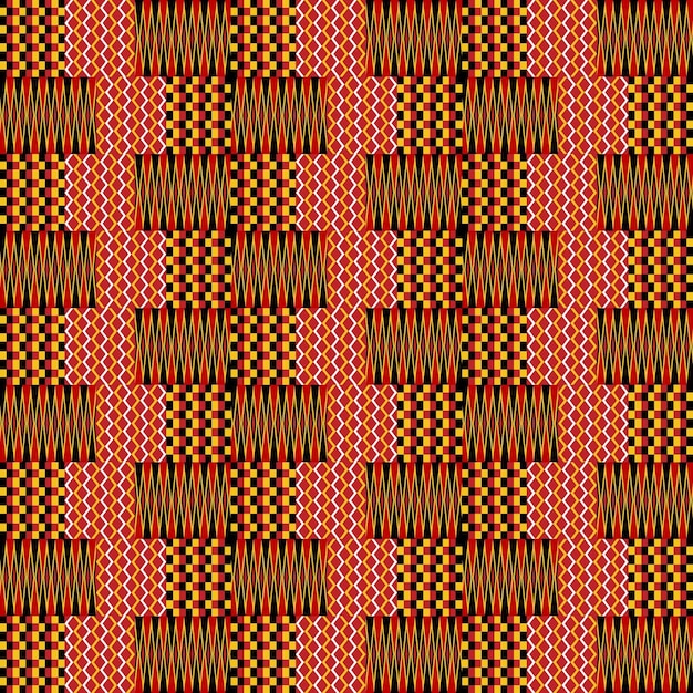 Kente бесшовная цифровая бумага и узор