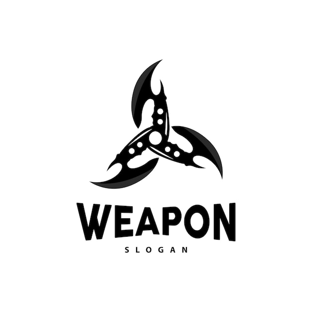 Kerambit Logo Indonesia Fighting Weapon Vector Ninja Fighting Tool Simple Design Template Illustration Symbol Icon