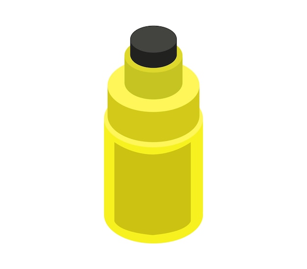 Kerosene bottle isometric