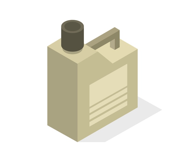 Kerosene canister isometric