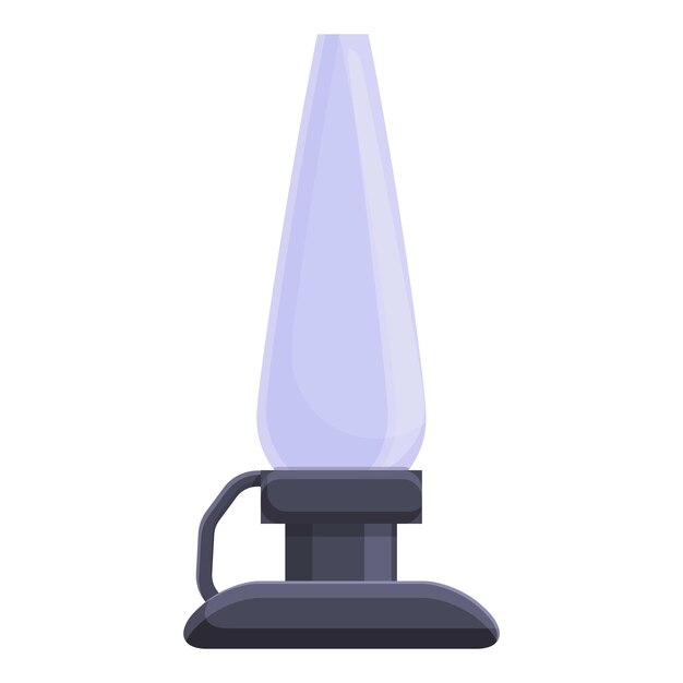 Vettore icona della lampada cherosene cartoon e piatto di icona vettoriale della lampada cherosene per il web design isolato su sfondo bianco