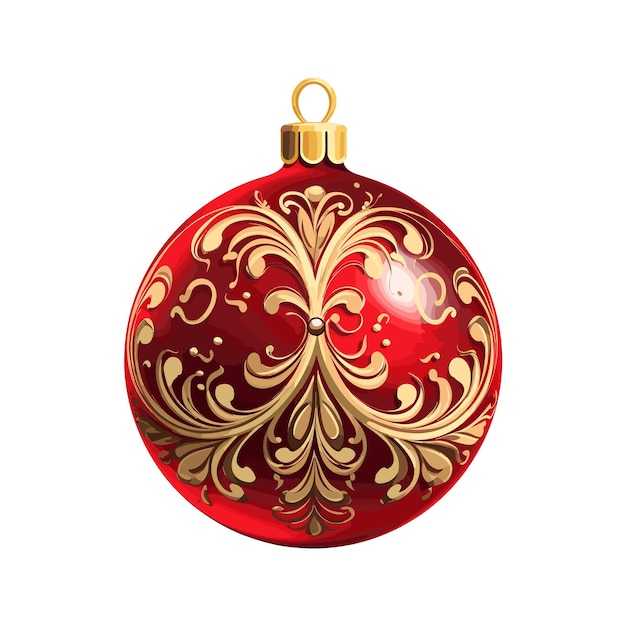 Kerst bal ornamenten collectie vectorillustratie