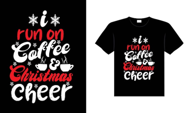 Kerst belettering typografie kleding vintages kerst tshirt ontwerp kerst merchandise ontwerp