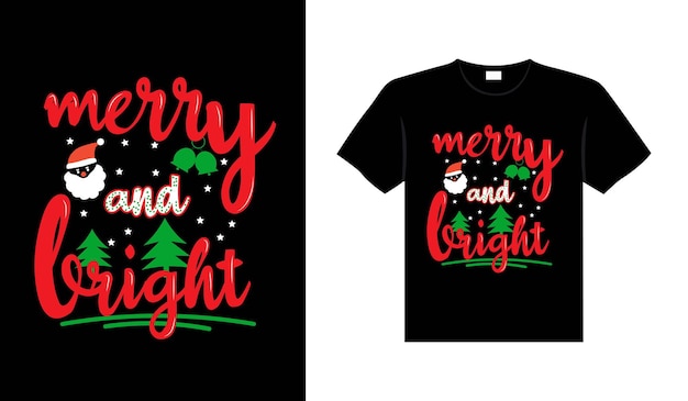 Kerst belettering typografie kleding vintages kerst tshirt ontwerp kerst merchandise ontwerp