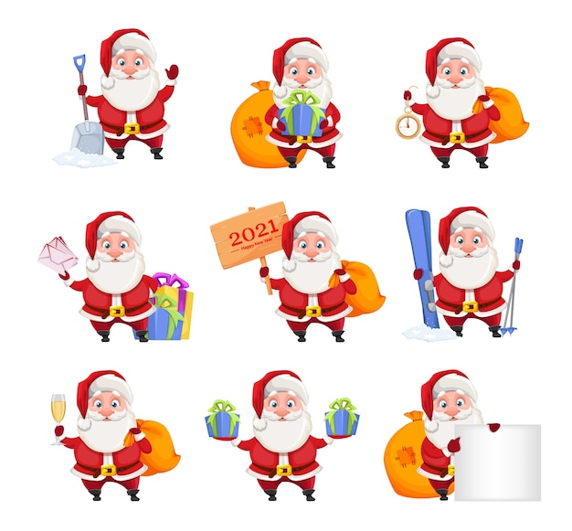 Kerst cartoon set