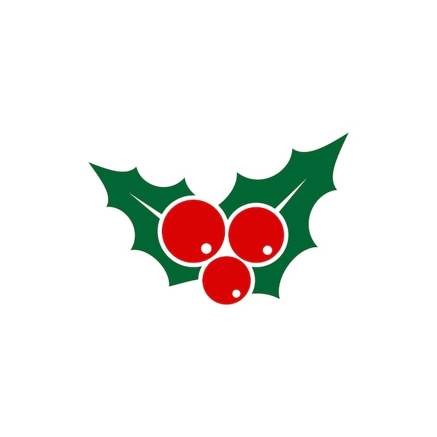 Kerst decoratie pictogram vector sjabloon