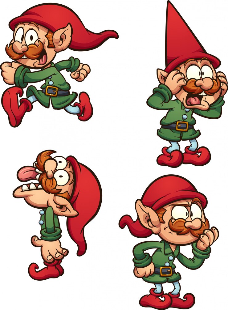 Vector kerst elf