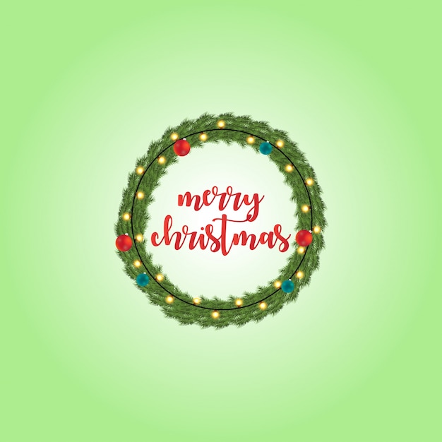 Kerst Grass Ring Card