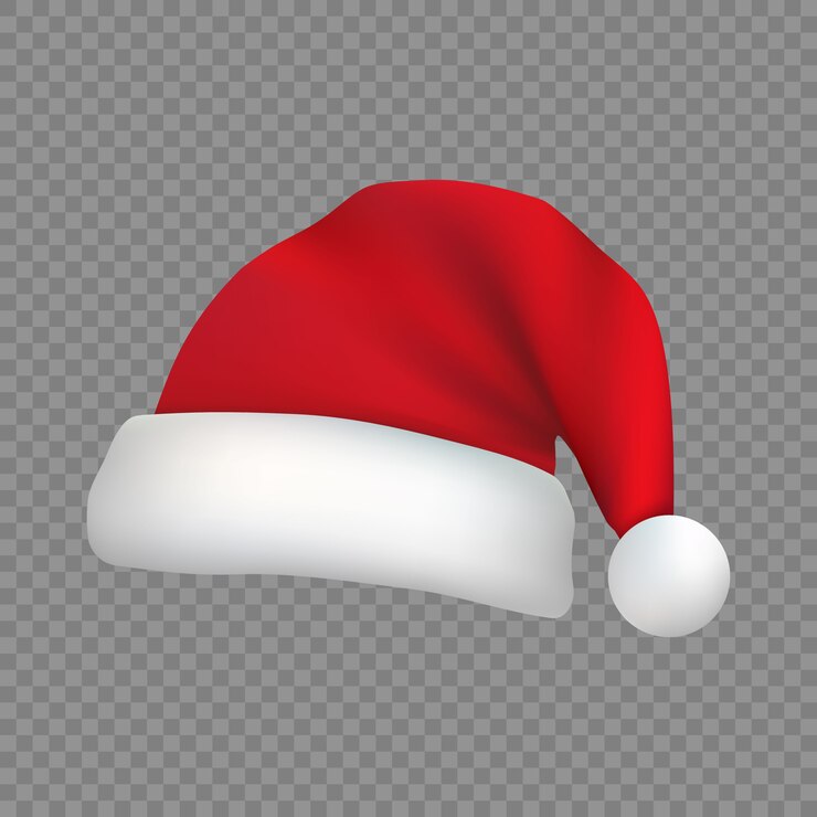 Kerst Kerstman hoed geïsoleerd