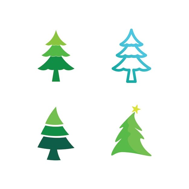 Kerst logo en symbool illustratie afbeelding pictogram vector ontwerp en symbool