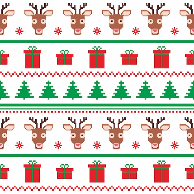 kerst ornament patroon achtergrond