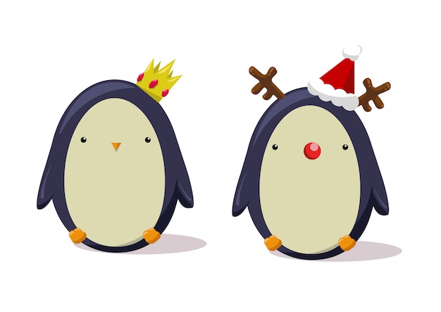 Kerst pinguïns karakter