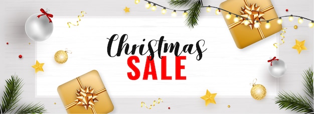 Kerst Sale banner