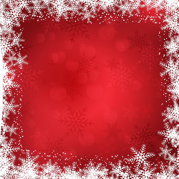 kerst sneeuwvlok grens