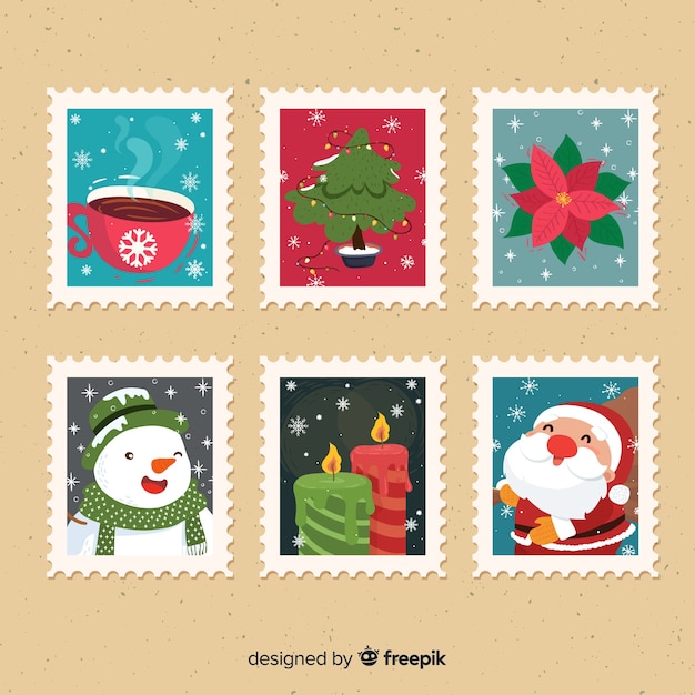 Kerst stempel collectie