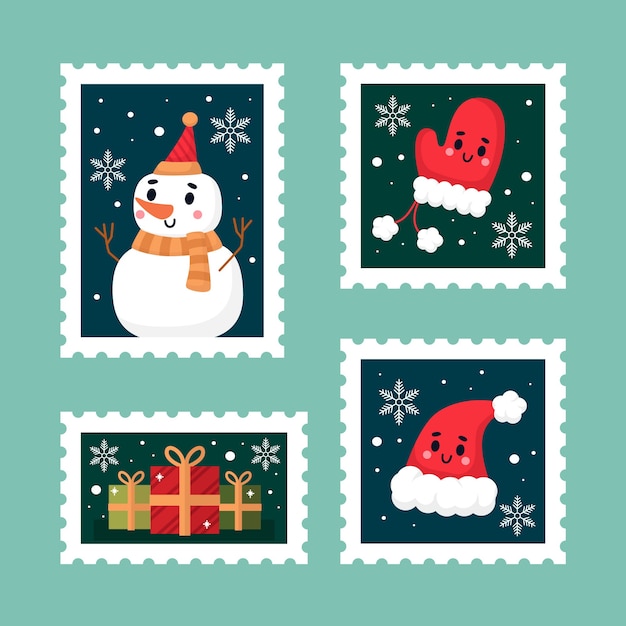 Kerst stempel collectie