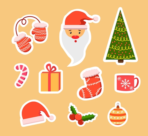 Kerst stickers