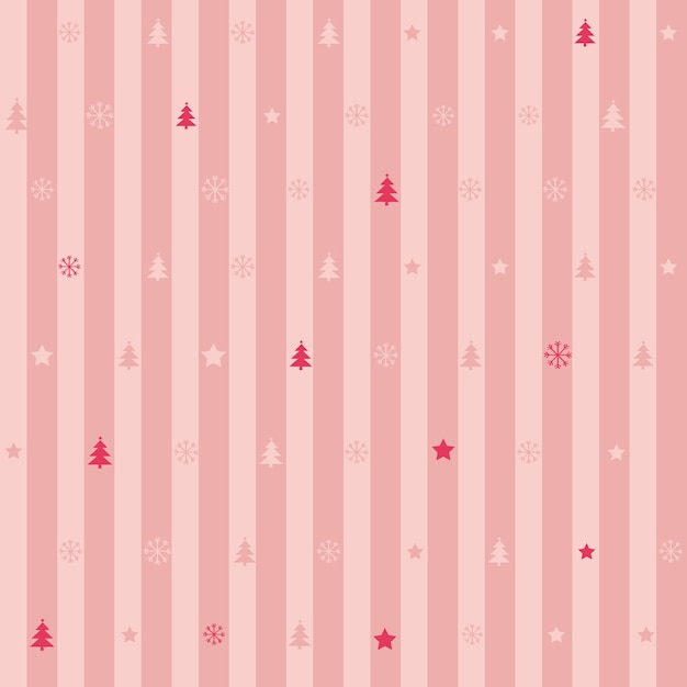 Kerst stripe naadloze patroon roze kleur