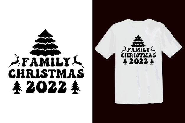 Kerst SVG Groovy retro shirt. Kerst familie cadeau t-shirt ontwerp.