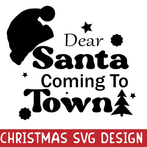 Vector kerst svg-ontwerp