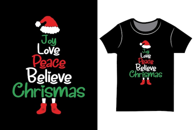 Kerst SVG t-shirt ontwerp.