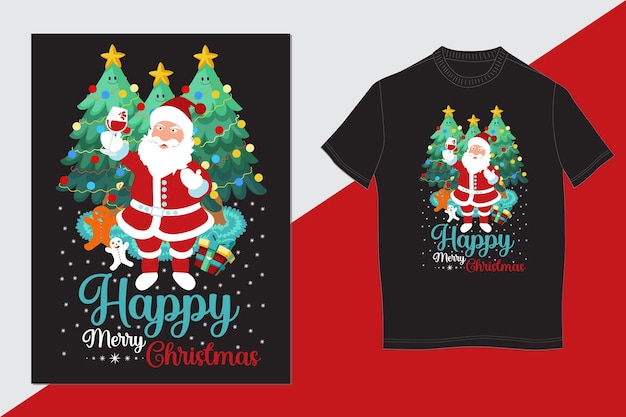 Kerst t-shirt ontwerp 1