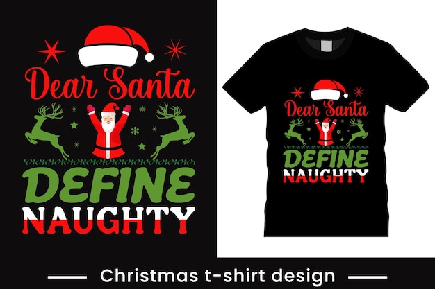 Kerst t-shirt ontwerp, kerst t-shirt.