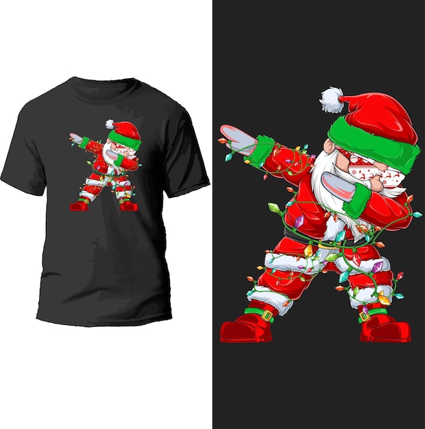 Kerst t-shirt ontwerp.