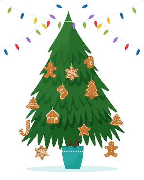 Kerst thema illustratie