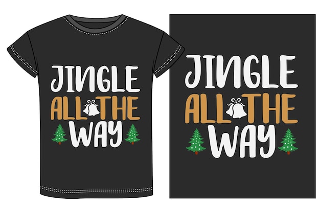 Kerst Tshirt Design Vector Feestelijke Vakantie Kleding Kunst Kerst typografie ontwerp