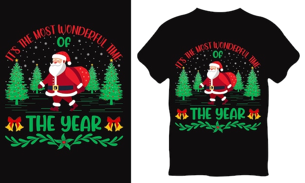 kerst vector t-shirt ontwerp