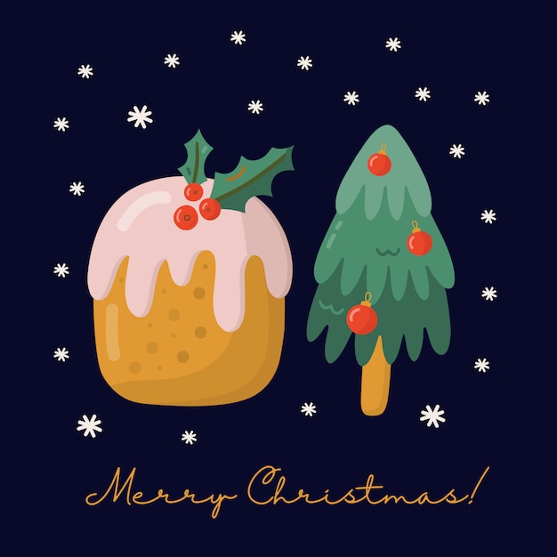 Kerst wenskaart.
