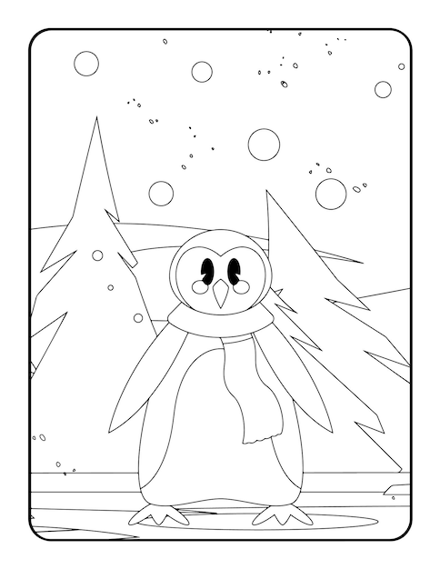 Kerst winter kleuren, Valentijnsdag Kleurplaten voor kinderen. Hou van kleurplaat, kleurboek