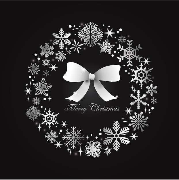 Kerstachtergrond met glittereffect