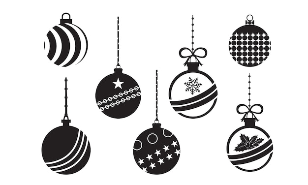 Kerstballen Vector