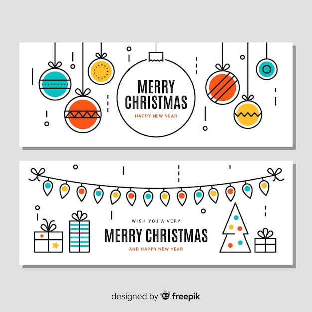 Kerstbanners