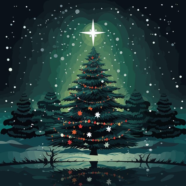 Kerstboom_achtergrond_vector