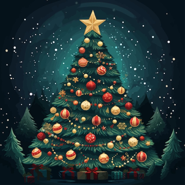 Kerstboom_achtergrond_vector