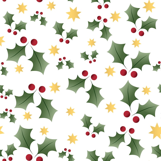 Kerstkaart met takjes maretak feestelijke tinten warme kerstsfeer