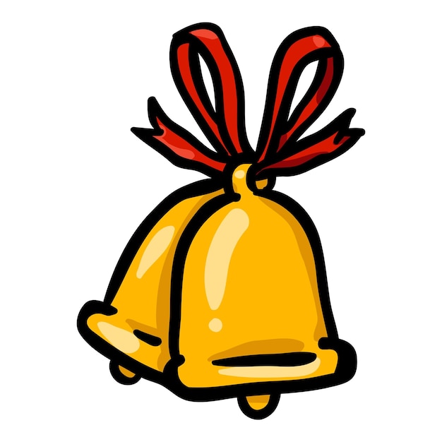 Kerstklokken Doodle Icon