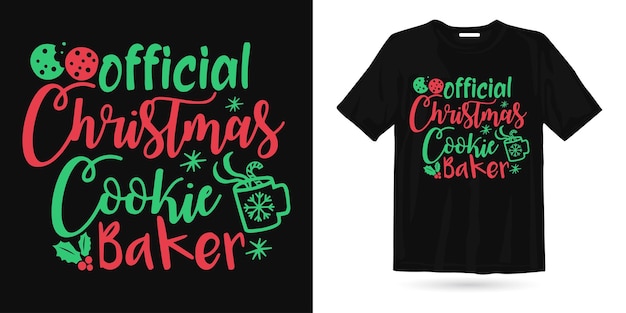 Kerstkoekje Kerstt-shirt Beste t-shirtontwerp voor kerstseizoen, kerstelementen