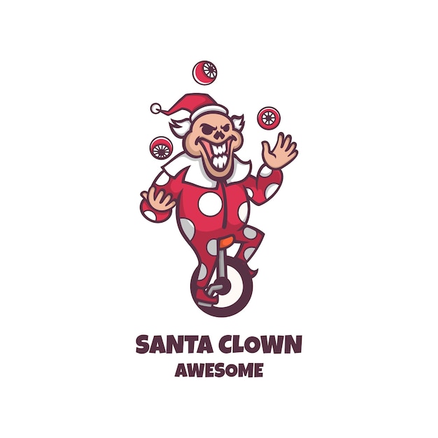 Kerstman Clown-logo