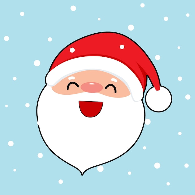 Kerstman kerst achtergrond kerst wenskaart vector illustratie