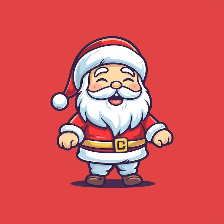 Vector kerstman vector illustratie kerstman cartoon vector