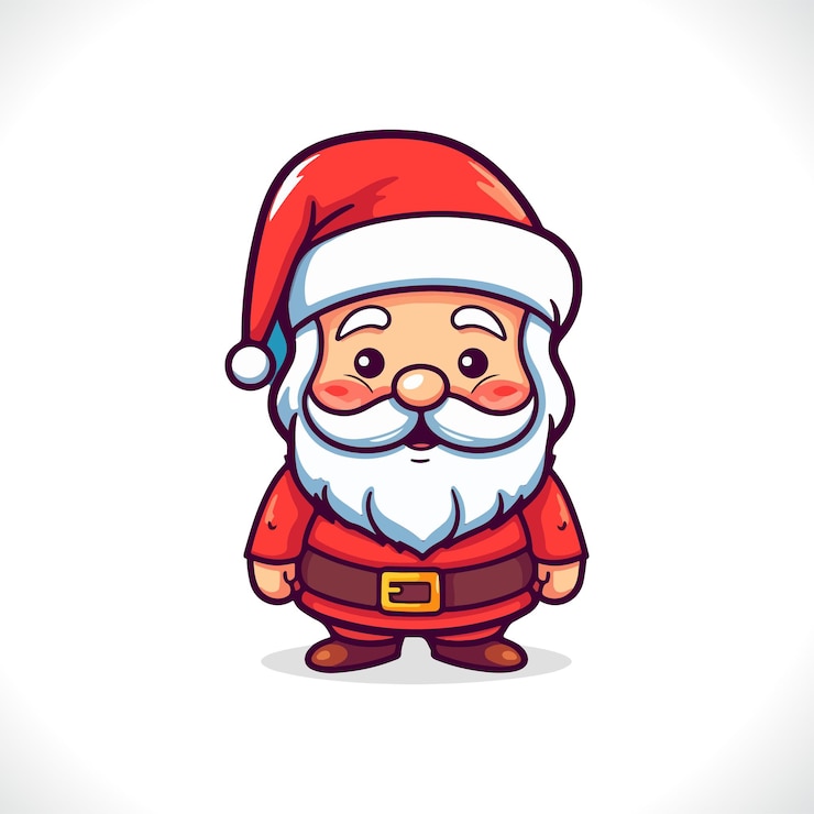 Vector kerstman vector illustratie kerstman cartoon vector
