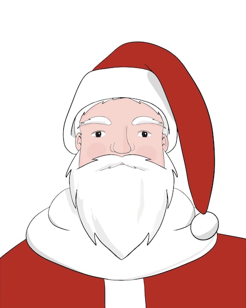 Vector kerstman - vector ontwerp