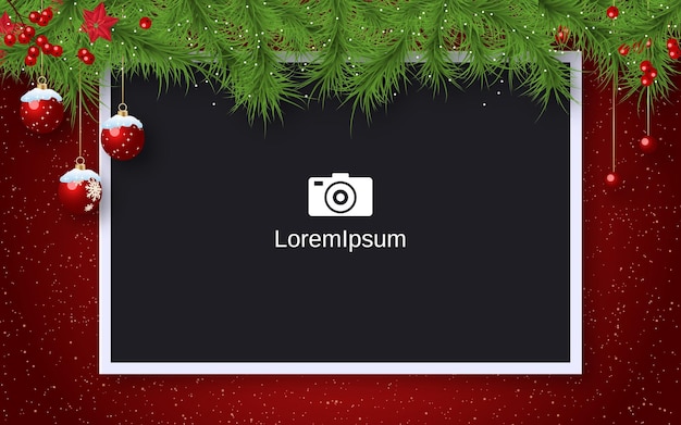 Kerstmis en nieuwjaar luxe vectorillustratie