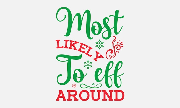 Kerstmis in juli svg typografie Tshirt Design